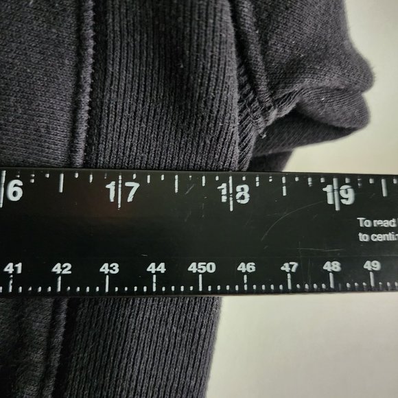 Champion Reverse Weave Embroidered Logo Mens Small Long Sleeve Black Hoodie - Picture 10 of 10